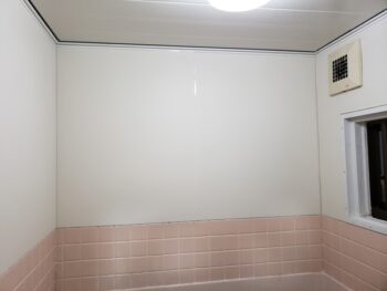 浴室の天井・壁パネルのリフォーム